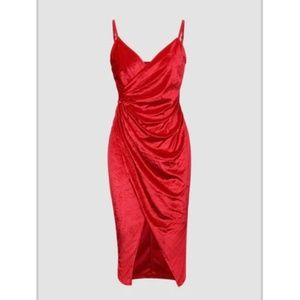 New With tags Red midi dress